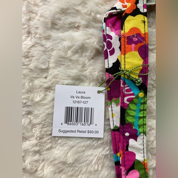 Vera Bradley Laura VaVa Bloom, Tote, Shoulder Bag, Pink, Bonus Water Bottle, NWT - Picture 4 of 12